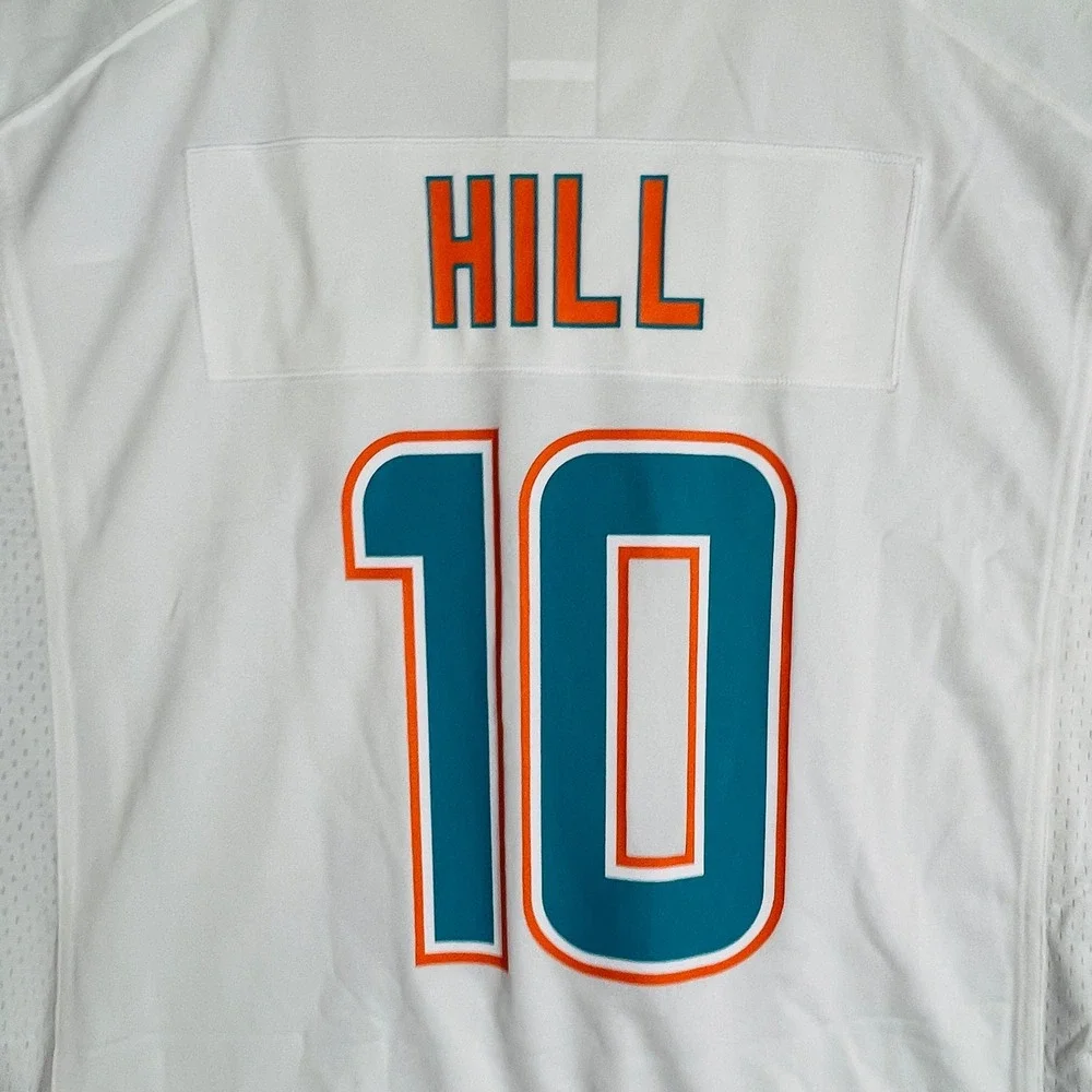 Miami Dolphins Nike Jersey Mens 3XL White NWT NFL On Field Tyreek Hill #10